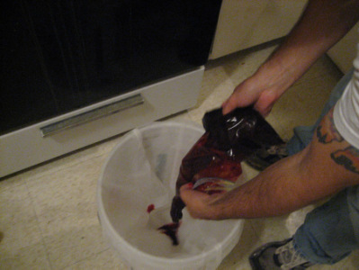 Last bag of berries.